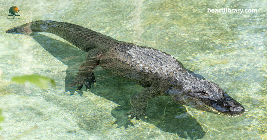 Alligator - flat tailed animal