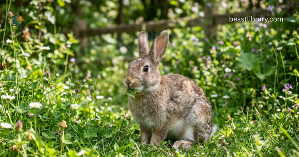 rabbit- cute animal with big eyes