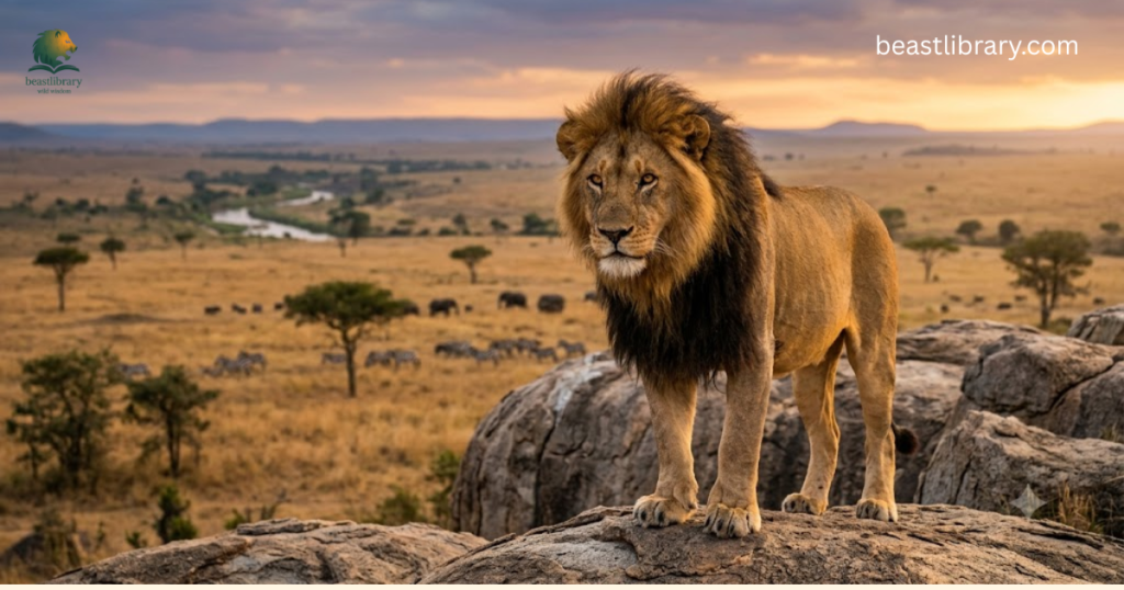 lion- sleepy animal