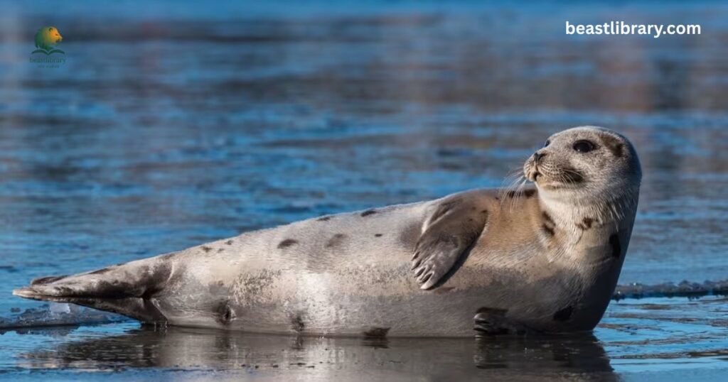 Harp seal: thick fur animals