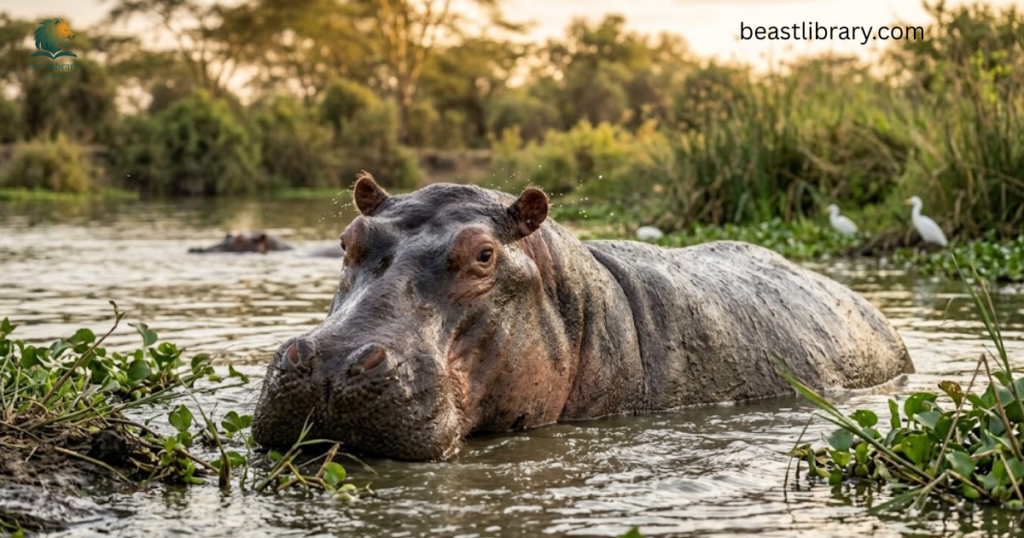 Hippopotamus- thick skin animals