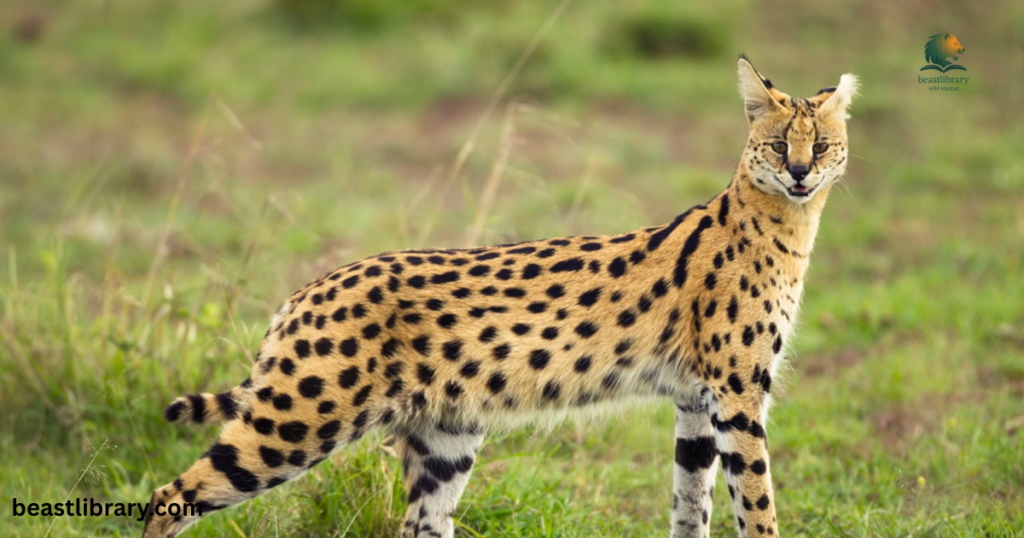 Serval savannah animal