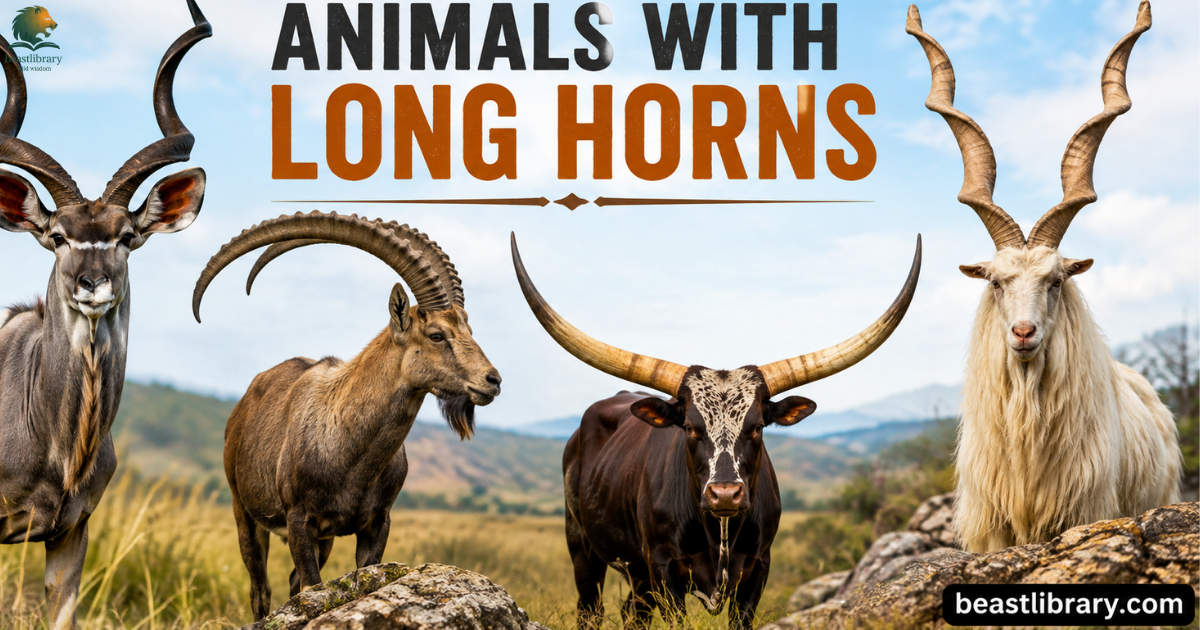 Animals with Long Horns