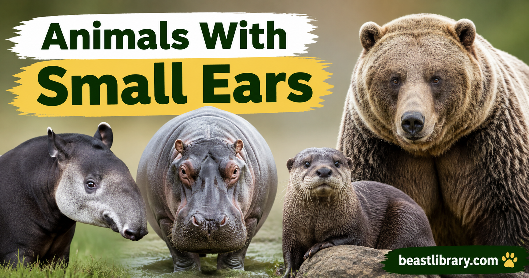 Animals With Small Ears