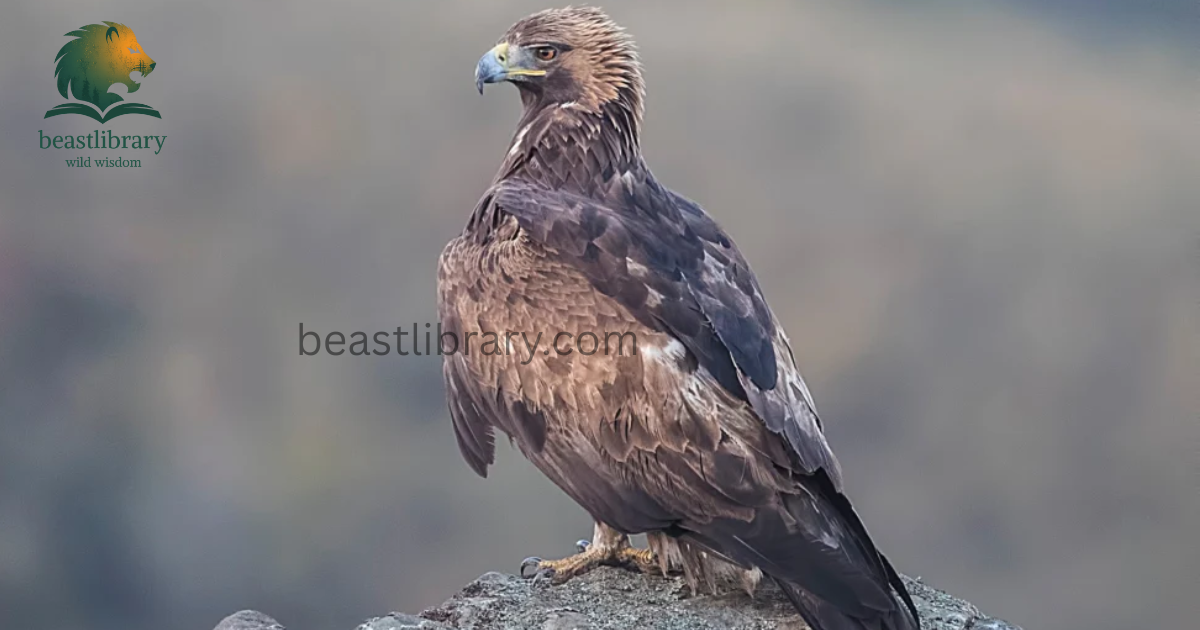 Golden eagle fly
