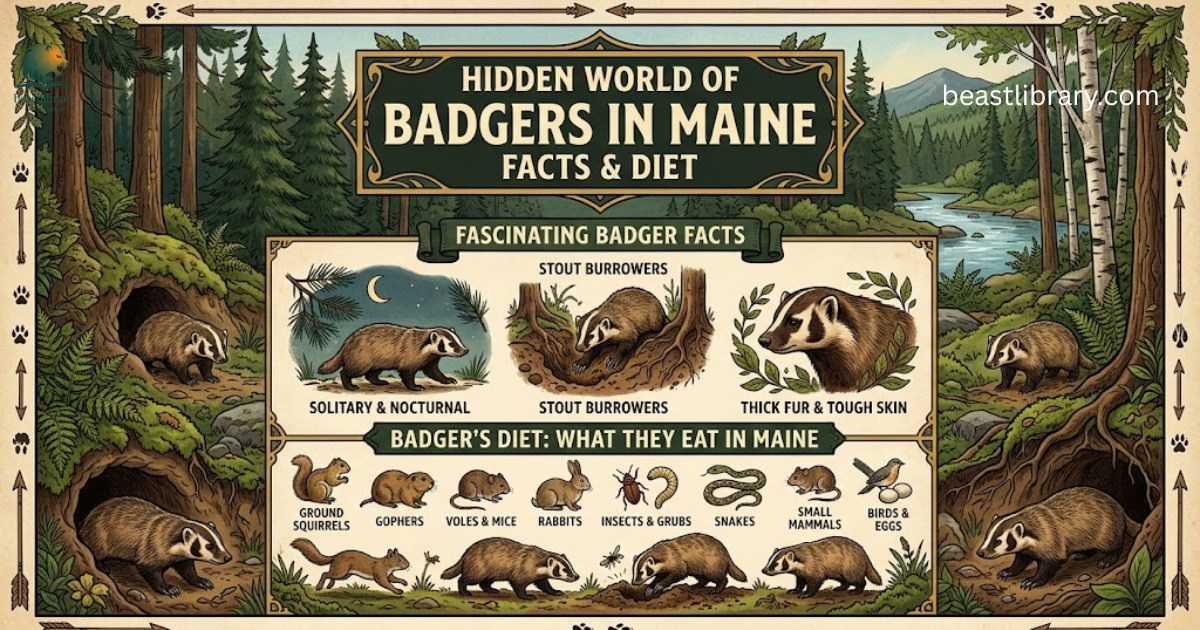 Badgers in maine