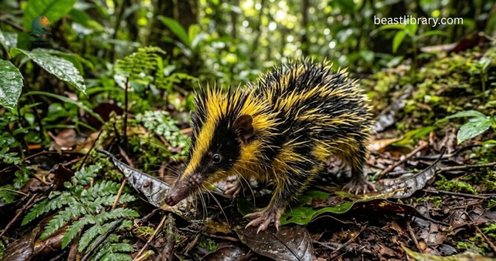 Lowland Streaked Tenrec- animals with spikes