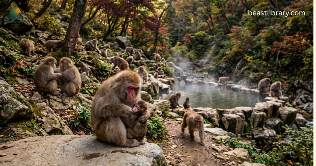 Macaques- playful animals