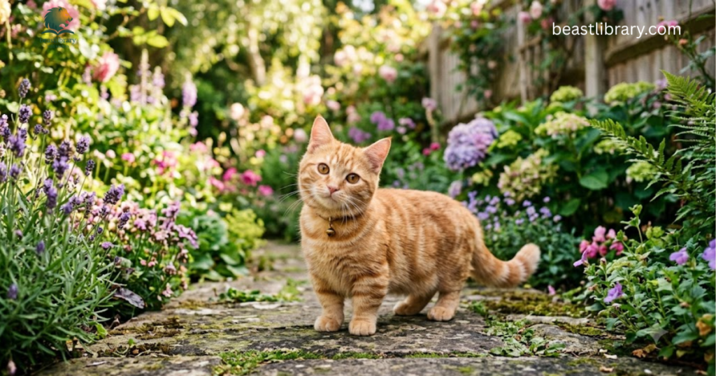 Munchkin cat- animal with short legs