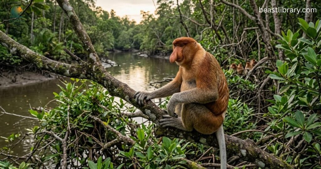 Proboscis Monkey- Animals with big noses