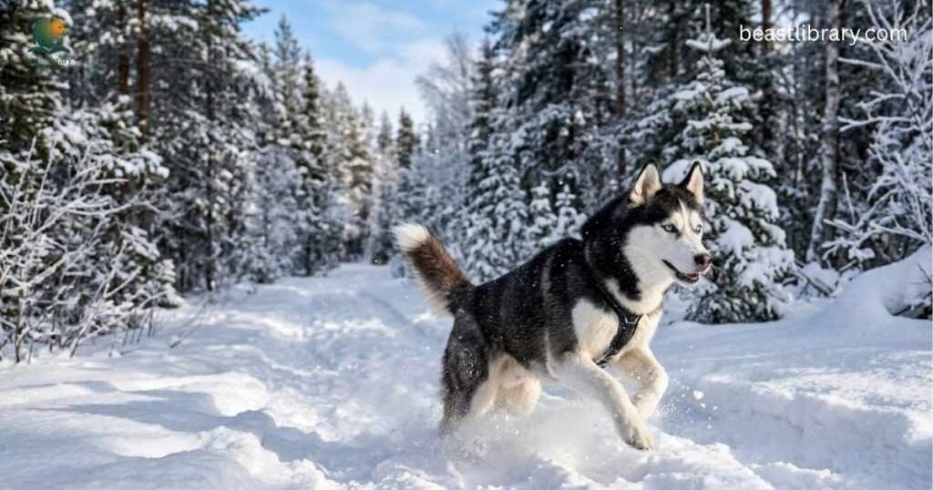 Siberian Husky- most energetic animals