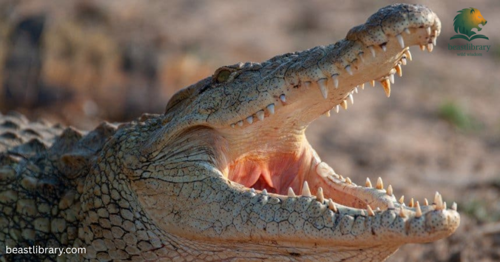 crocodile growls
