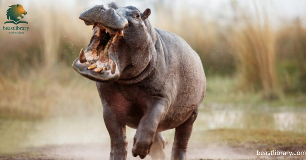hippopotamus growls