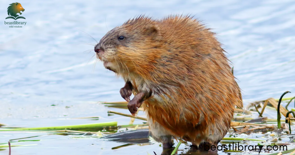 muskrat with small ears