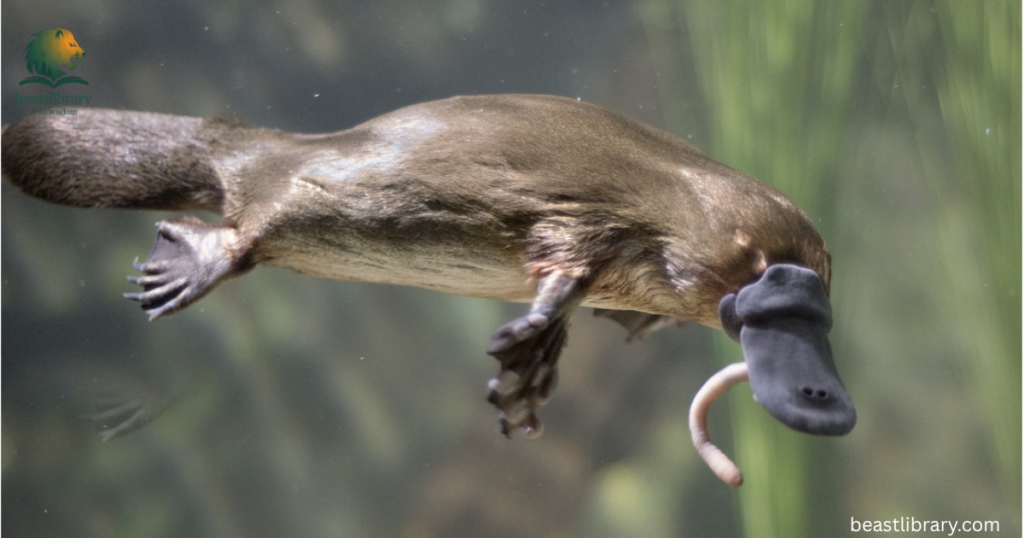 platypus with small ears