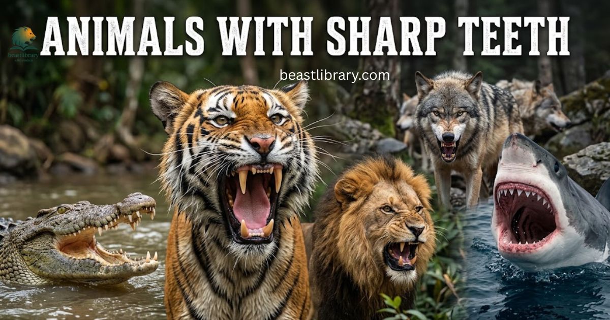 Animals With Sharp Teeth