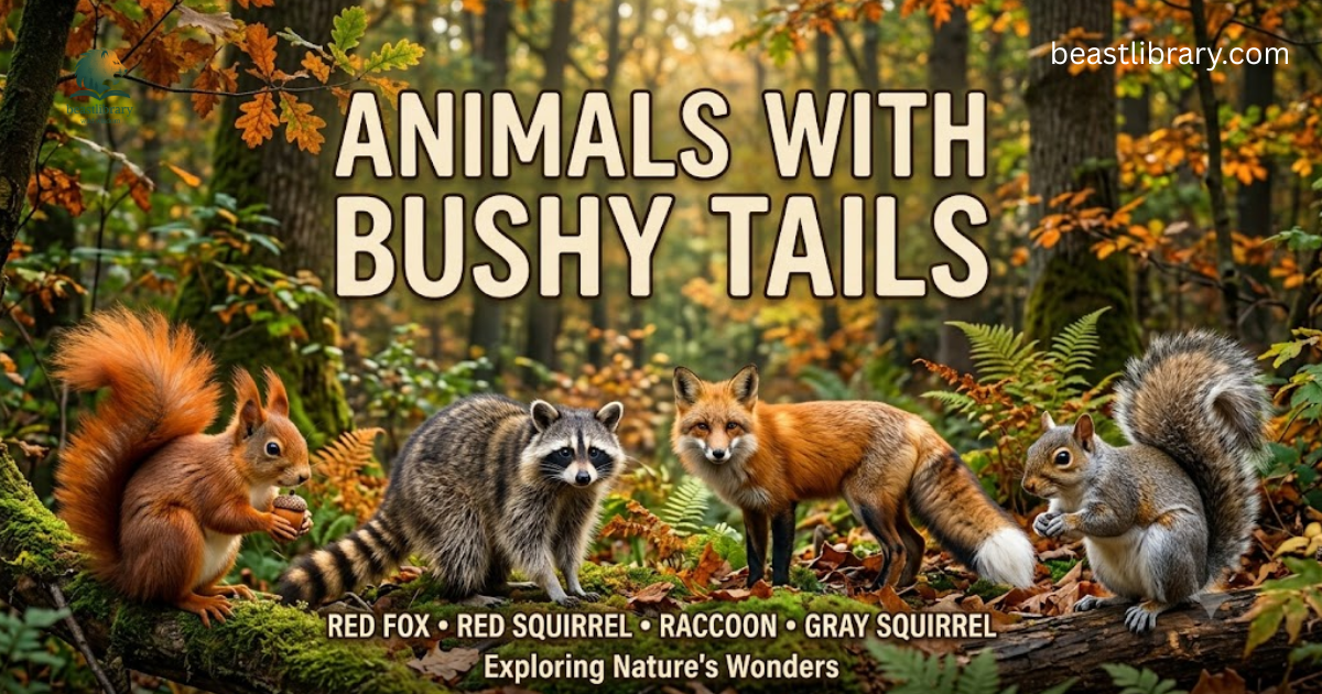 Animals with Bushy tails