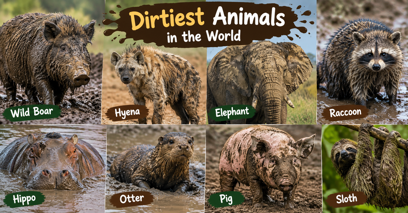 Dirtiest Animals in The World