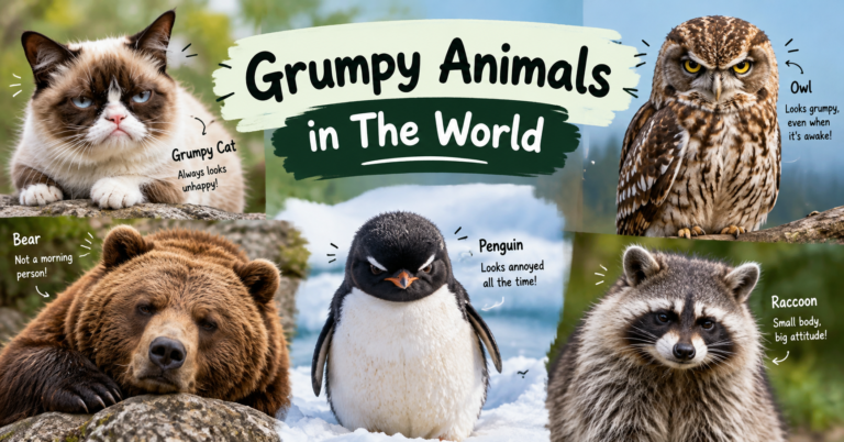 Grumpy Animals in The World
