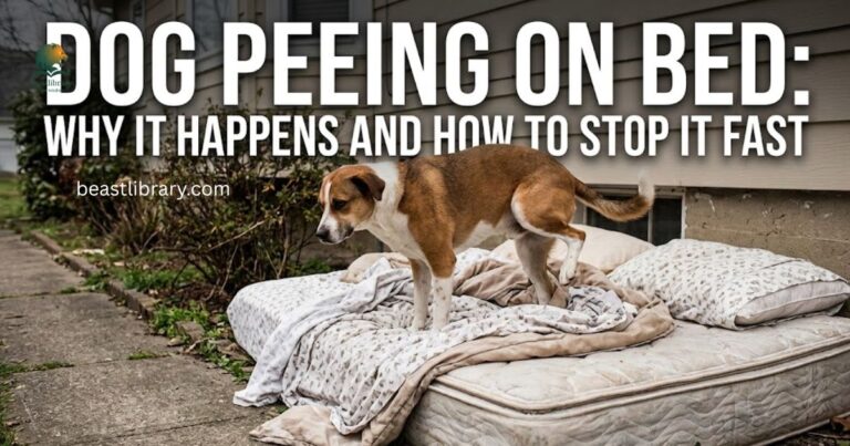 Dog Peeing On Bed: Causes & Solution