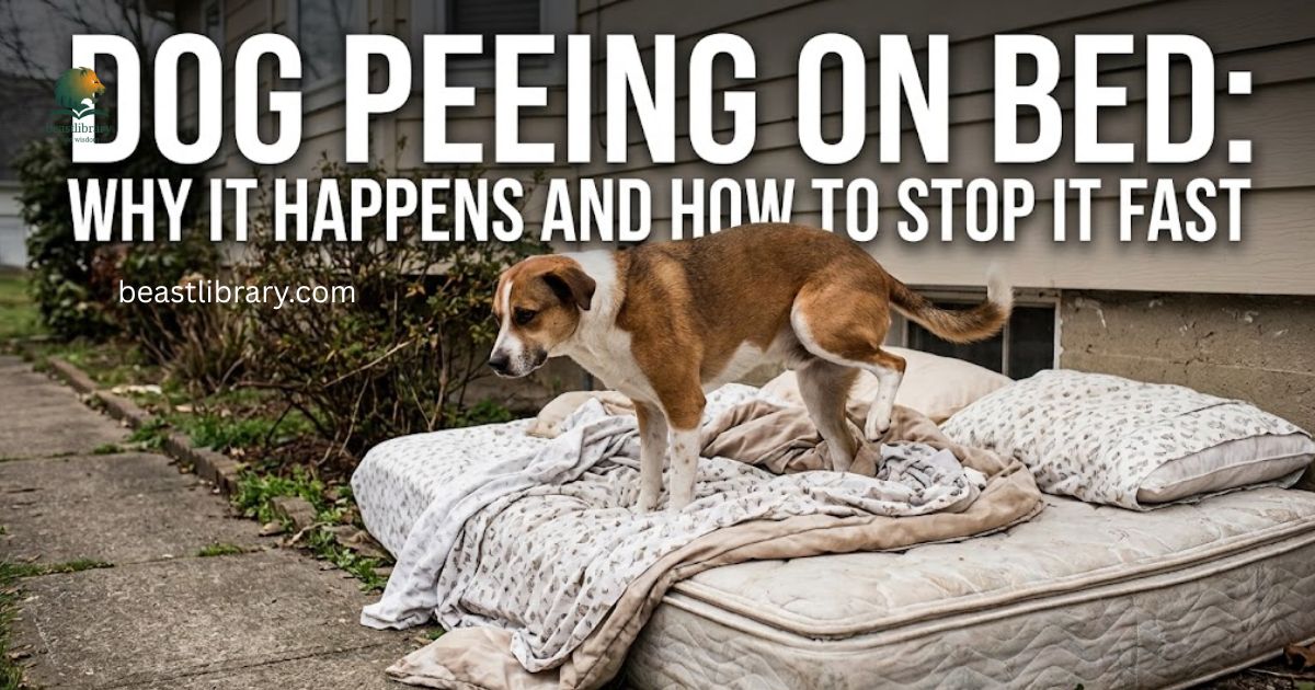 Dog Peeing On Bed: Causes & Solution