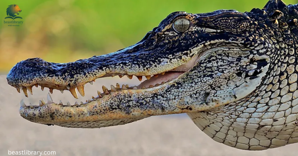 alligator with scales