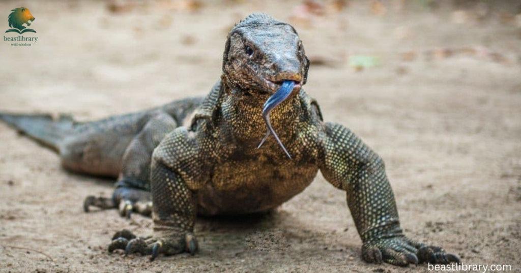 lizard with scales