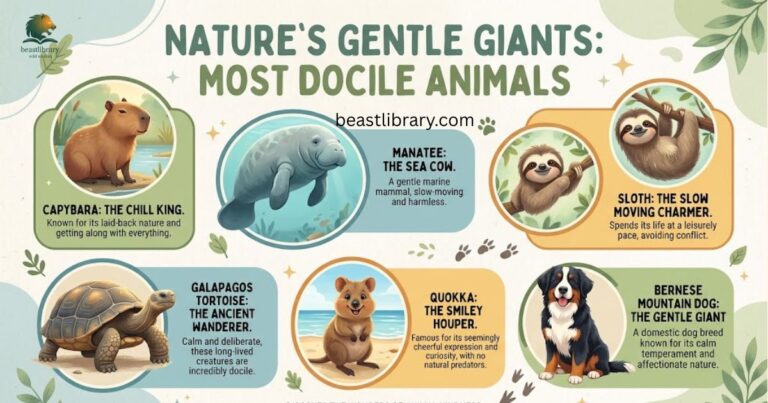 most docile animals