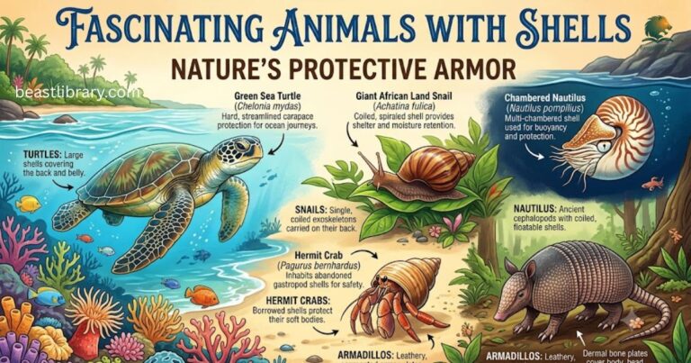 Animals with shell
