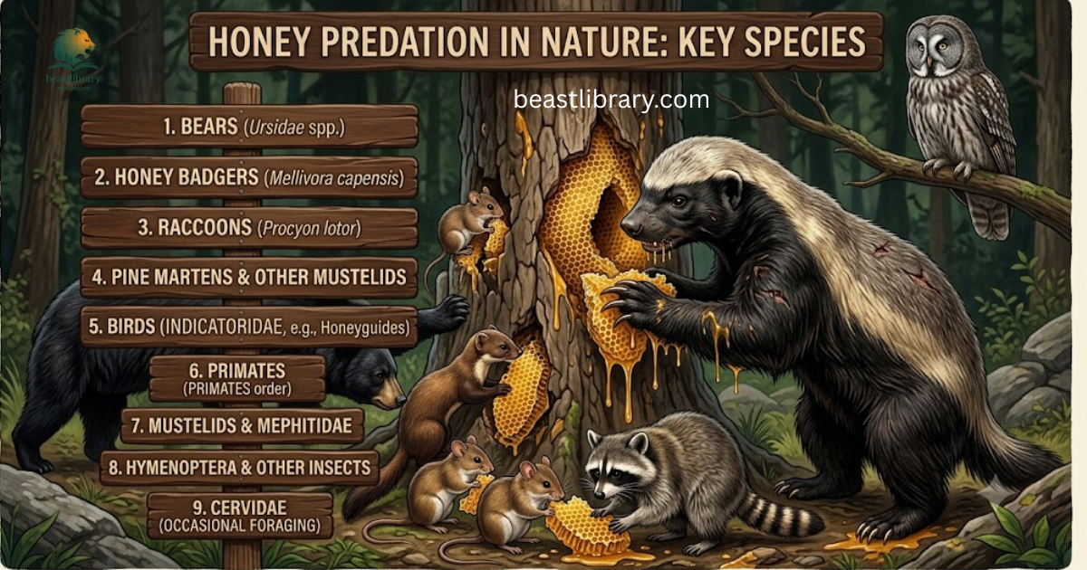 Animals That Eat Honey