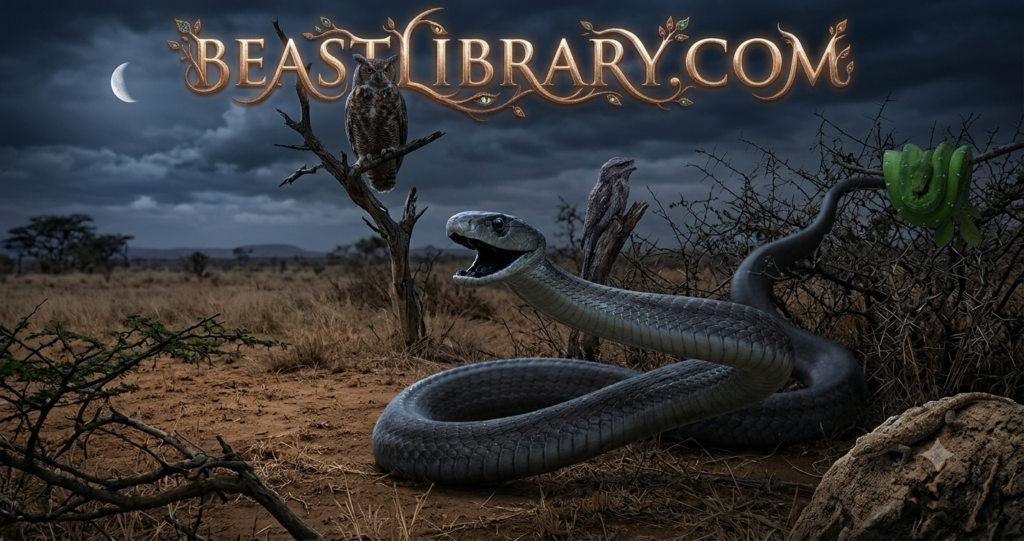 Black Mamba-Sneaky Animals in The World