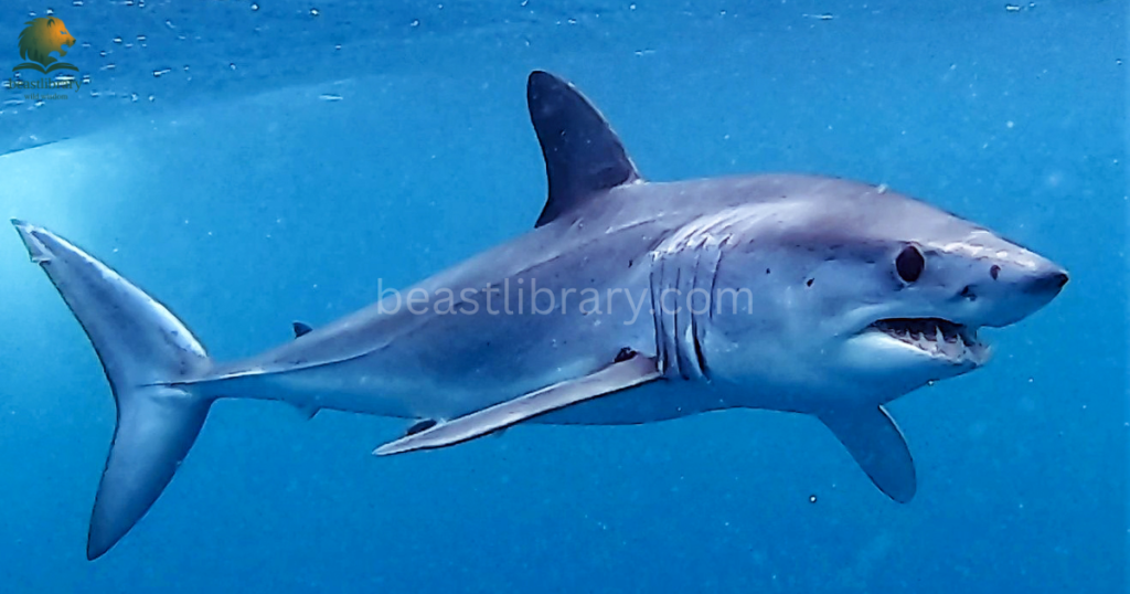 Animals With The Strongest Bite- shortfin mako shark